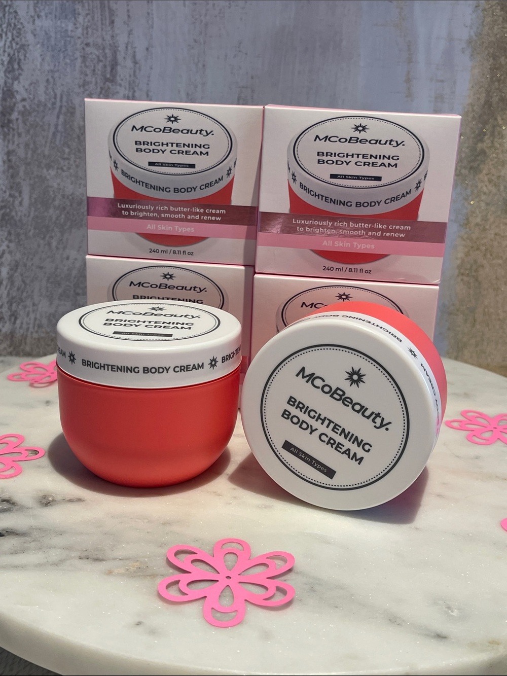 Brightening Body Cream -  MCoBeauty. To brighten, smooth and renew. 8.11 fl oz.